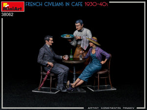 MiniArt 38062 FRENCH CIVILIANS IN CAFE 1930-40S 1/35 – immagine 3