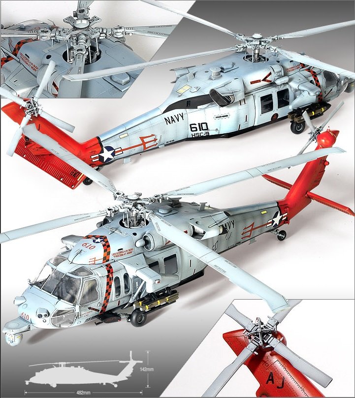 Academy 12120 USNavy MH-60S HSC-9 Tridents (1/35) – image 3