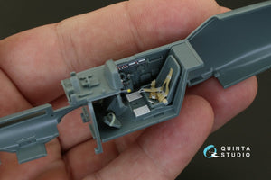 Quinta Studio QD48087 Bf 109E-4/E-7 3D-Printed &amp;amp; colored Interior on decal paper (for Eduard kit) 1/48 – Bild 7