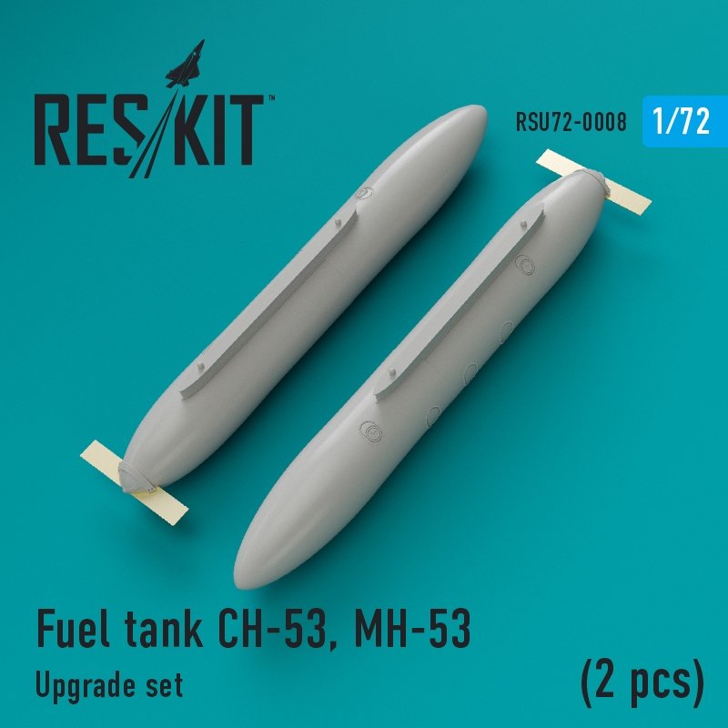 RESKIT RSU72-0008 Fuel tank СН-53, MH-53 (2 pcs) for Revell, Italeri, Fujimi 1/72