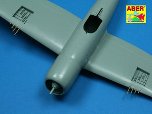 Aber A48 109 Set of 8 turned cal .50 (12.7mm) US Browning M2 barrels for P-47 Thunderbolt (1/48) – image 2