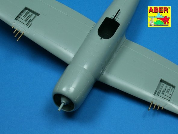 Aber A48 109 Set of 8 turned cal .50 (12.7mm) US Browning M2 barrels for P-47 Thunderbolt (1/48) – image 2