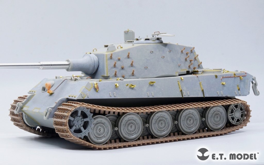 ET Model P35-069 WWII German KingTiger Single Workable Track (18 Teeth Late Type) ( 3D Printed ) 1/35 – immagine 4