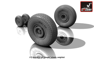 Armory Models AW72040 Iljushin IL-28 Beagle wheels, weighted 1/72 – image 2