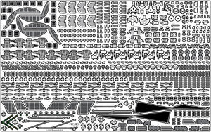 Pontos 22001F2 BISMARCK 1941 Detail Up Set Basic Ver.2 1/200 – obrázek 5