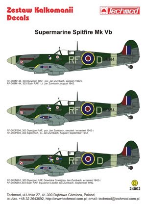 Techmod 24002 - Supermarine Spitfire Mk VB 1/24 – image 2