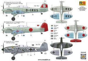 RS Models 94008 Heinkel 112 V11 1/72 – immagine 2