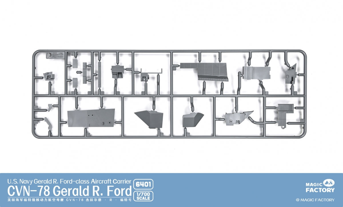 Magic Factory 6401 USS Gerald R. Ford (CVN-78) - US Navy Gerald R.Ford - class Aircraft Carrier 1/700 – obrázek 6