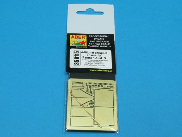 Aber 35A115 Aditional shrapnel covers for Panther Ausf.G 1/35 – image 3