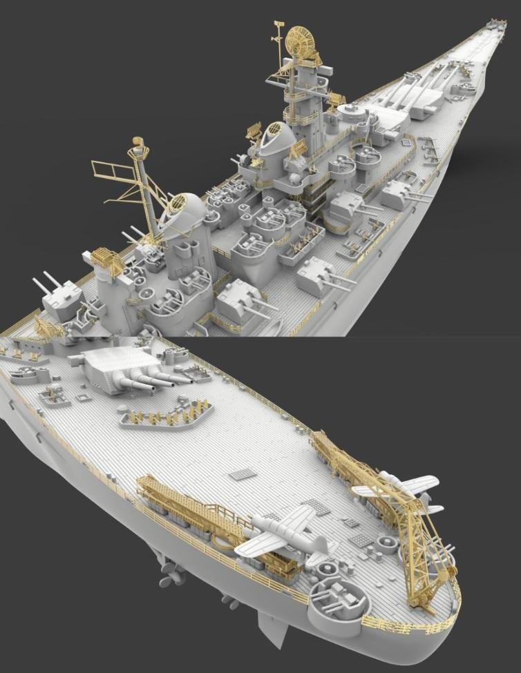 Very Fire VF700902 USS Louisiana BB-71 Montana Class Battleship 1/700 – image 5