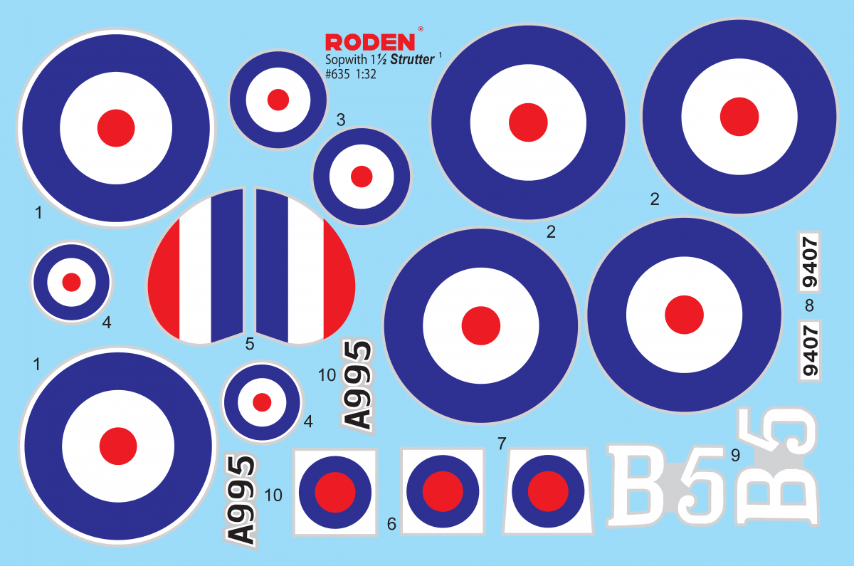 Roden 635 Sopwith 11/2 Jambe 1/32 – image 3