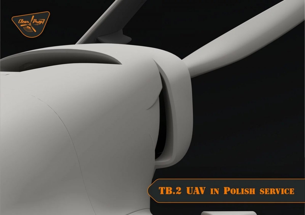 Clear Prop! CP4812 TB.2 UAV in Polish Service STARTER KIT 1/48 – Bild 16