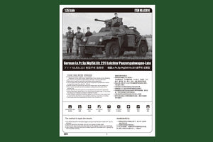 Hobby Boss 83814 German Le.Pz.Sp.Wg Sd.Kfz.221 Leichter Panzerspahwagen-Late – Bild 3