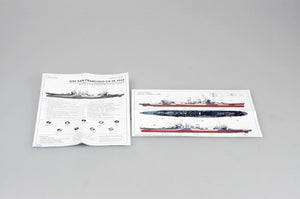 Trumpeter 05747 USS San Francisco CA-38 1944 1/700 – obrázek 3