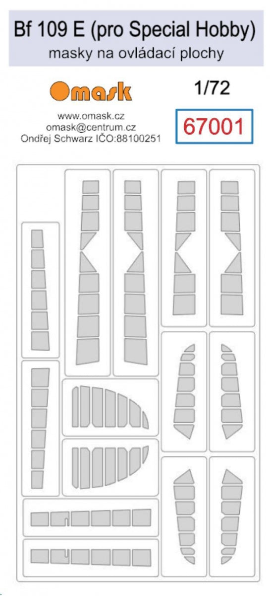 Omask 17003 Mig-21MF/MFN masks for panels (for Eduard) 1/72