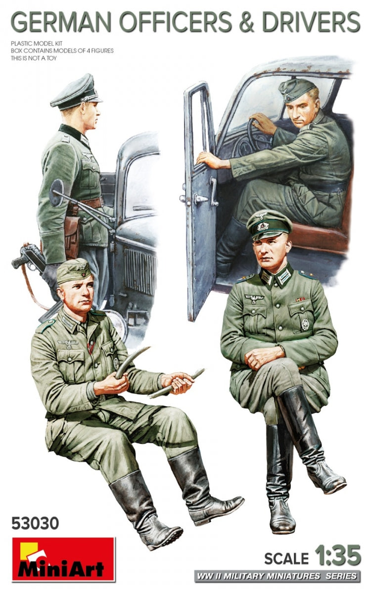MiniArt 53030 German Officers &amp;amp; Drivers 1/35