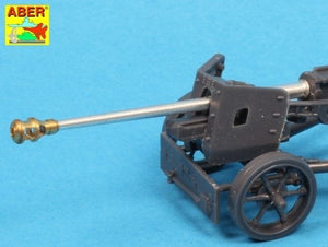 Aber 72L-56 German 75mm gun barrel for PaK40 with late muzzle brake 1/72 – image 6