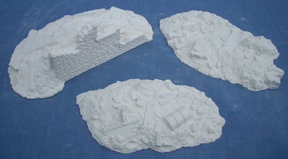 RT-Diorama 35127 Rubble, debris pile set (3 pcs.) 1/35 – image 3