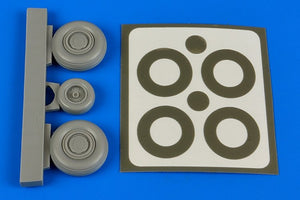 Aires 7306 Su-27 Flanker late wheels paint masks 1/72 Other