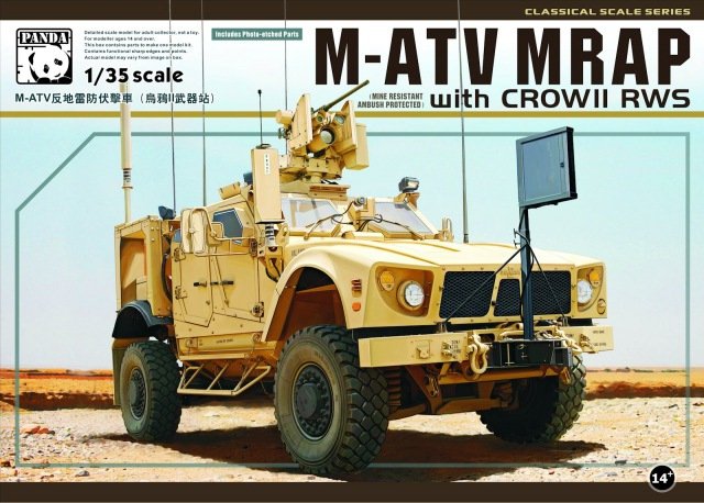 Panda Hobby 35007 M-ATV MRAP with CROW II RWS 1/35