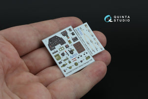Quinta Studio QD48481 P-51B/C (Early) 3D-Printed colored Interior on decal paper (Tamiya) 1/48 – obrázek 3