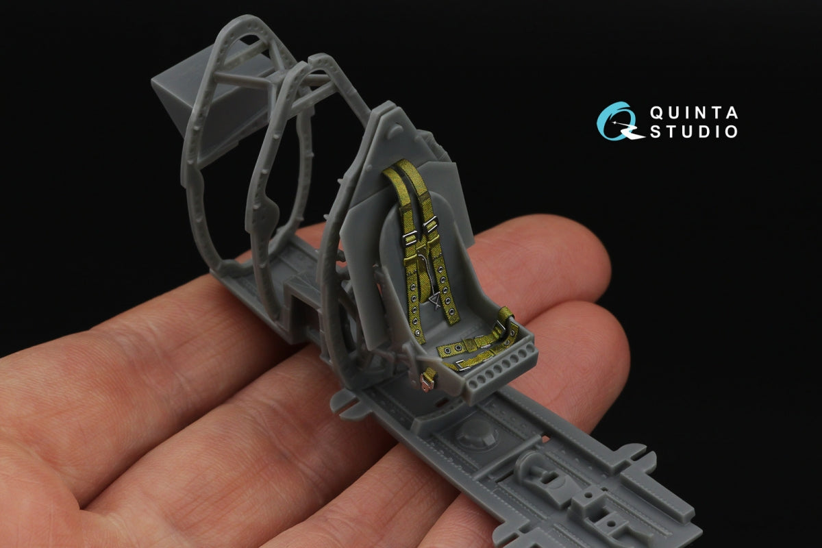 Quinta Studio QR+32046 British Fighter Seatbelts, mid WWII (with metal buckles) (All kits) 1/32 – image 7