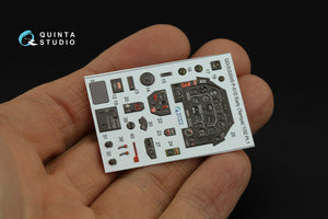 Quinta Studio QDS-32005 P-51D (Early) 3D-Printed colored Interior on decal paper (Tamiya) (small version) 1/32 – Bild 3