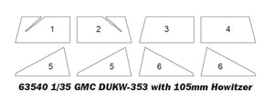 I Love Kit 63540 GMC DUKW-353 with 105mm Howitzer 1/35 – image 4
