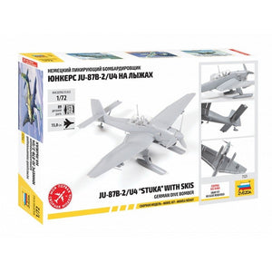 Zvezda 7323 Ju-87B2/U4 &amp;quot;StuKa&amp;quot; with Skis German Dive Bomber 1/72 – image 2