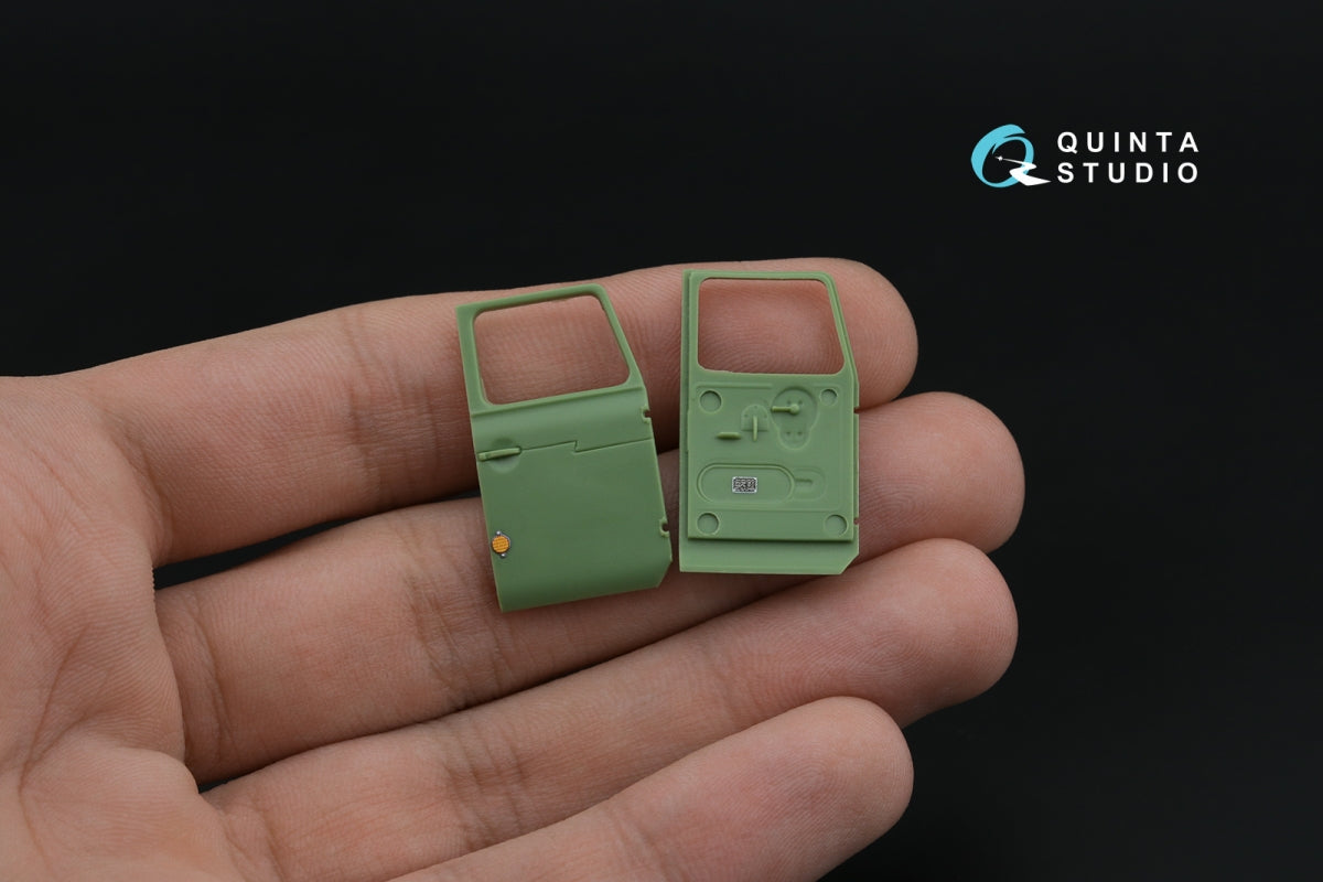 Quinta Studio QD+48568 URAL 4320 3D-Printed &amp;amp; colored Interior on decal paper (KittyHawk/Zimi model) (with 3D-printed resin parts) 1/48 – immagine 9