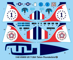 Trumpeter 05809 US T-38A Talon - Thunderbird 1/48 – Bild 8