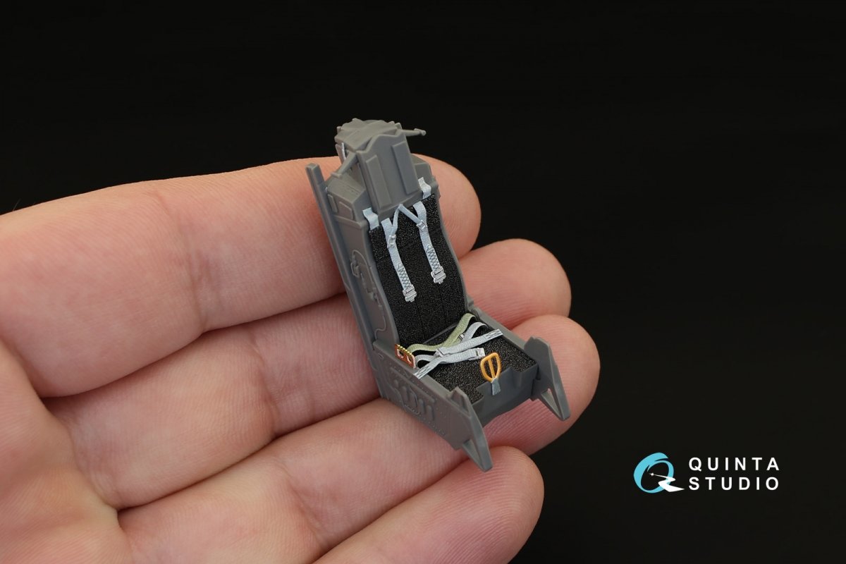 Quinta Studio QD32023 F-16D 3D-Printed &amp;amp; colored Interior on decal paper (for Academy kit) 1/32 – Bild 4