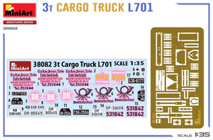 MiniArt 38082 3T CARGO TRUCK L701 1/35 – image 2