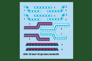 Hobby Boss 82494 Soviet T-26 Light Infantry Tank Mod.1931 1/35 – image 8