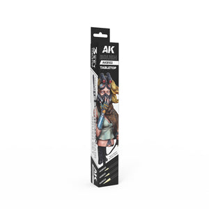 AK Interactive AKB102 TABLETOP SYNTETHIC BRUSHES SET – obrázek 2