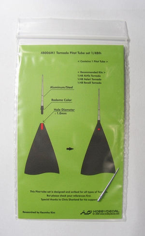 HobbyDecal MT48006V1 Tornado Pitot tube set 1/48