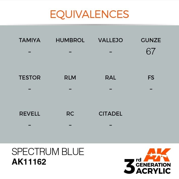 AK Interactive AK11162 SPECTRUM BLUE – STANDARD 17ml – Bild 3