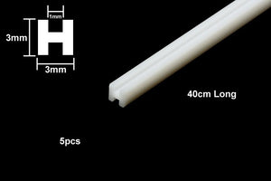 Tamiya 70201 plastic I-beam 3 mm cross-section - H - pack