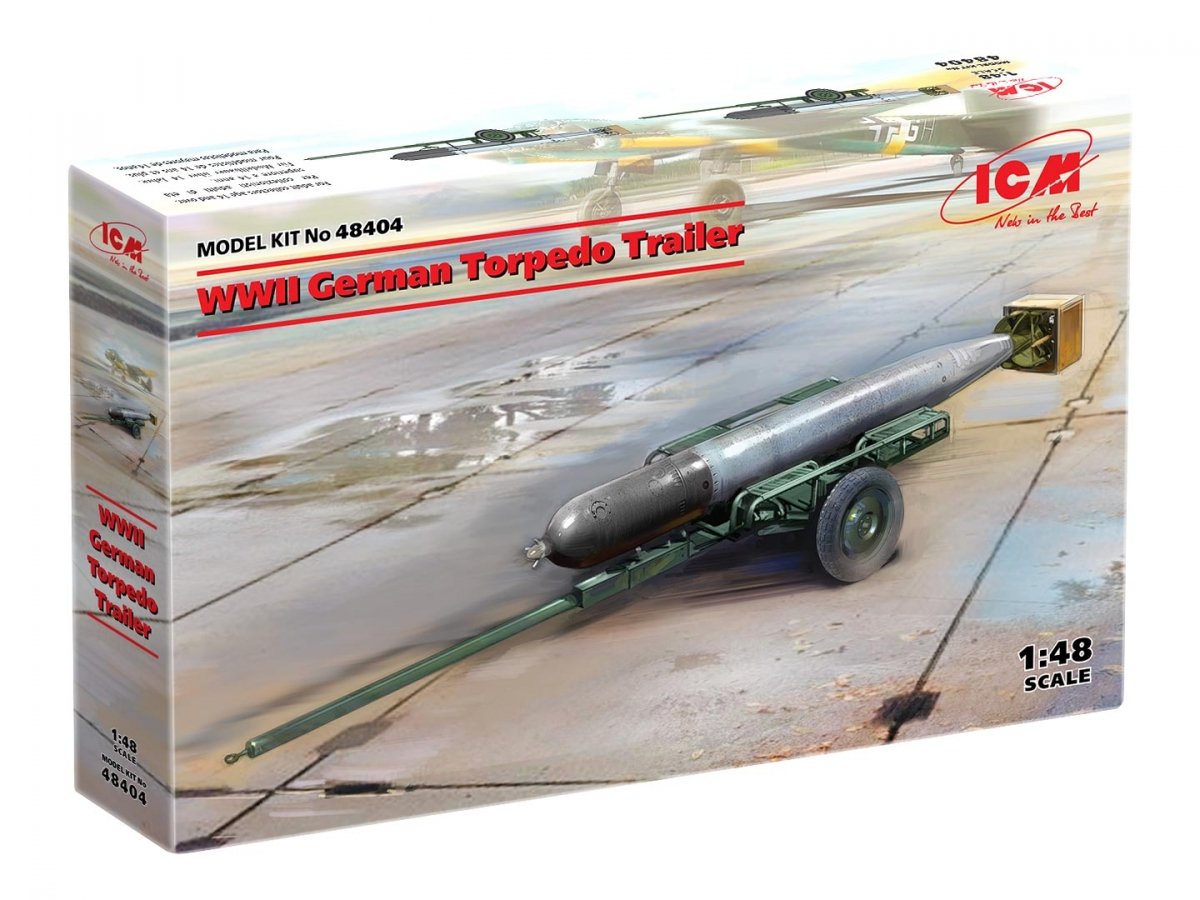 ICM 48404 WWII German Torpedo Trailer 1/48 – immagine 2