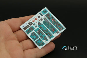 Quinta Studio QDS-35065 Mi-8MT 3D-Printed &amp;amp; colored Interior on decal paper (Trumpeter) (Small version) 1/35 – immagine 4