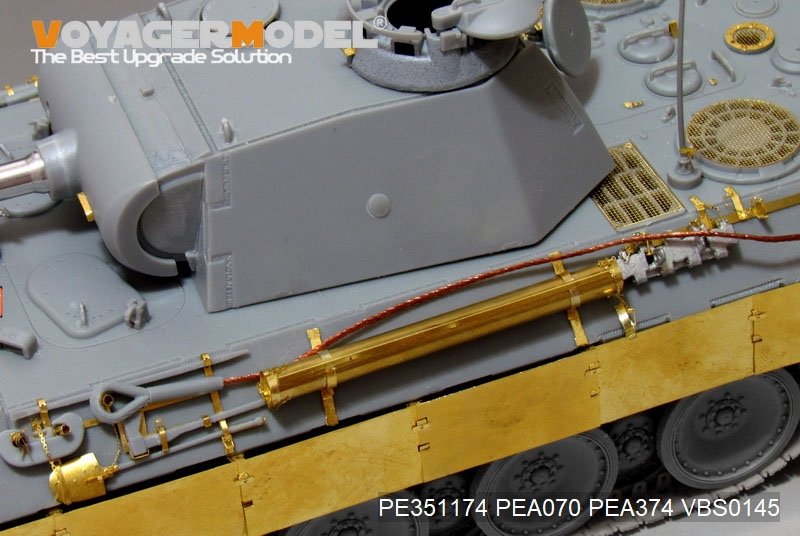 Voyager Model PE351174 WWII German Panther A early ver. Basic（For MENG TS-046）1/35 – obrázek 6