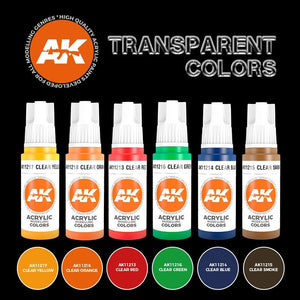AK Interactive AK11758 TRANSPARENT COLORS SET 6x17ml – Bild 2