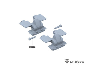 ET Model P35-406 WWII German Sd.kfz.251/Sd.kfz.11 Track links &amp;amp; Sprockets Late 3d Printed 1/35 – Bild 6