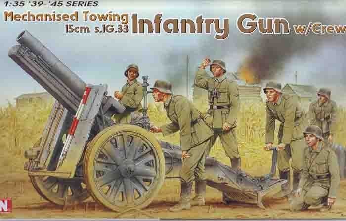 Dragon 6261 Canon d'infanterie de 15 cm avec équipage (1/35)