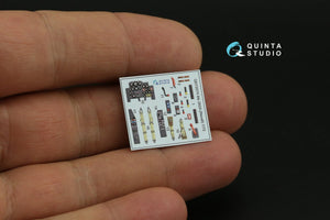 Quinta Studio QD72074 Me-262A 3D-Printed &amp;amp; colored Interior on decal paper (Revell) 1/72 – immagine 6