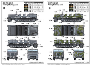 Trumpeter 09538 Sd.Kfz.8 (DB9)Half-Track Artillery Tractor 1/35 – image 4