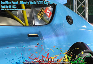 Zero Paints ZP-1402 - Ice Blue Pearl Paint for Liberty Walk GC111 Skyline (Ken Mary) 60ml – image 10