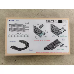 Gecko Models 35GM0094 US M4 Sherman T-54E1 Workable Track Link w/ Duckbill Track Extenders 1/35 – image 2