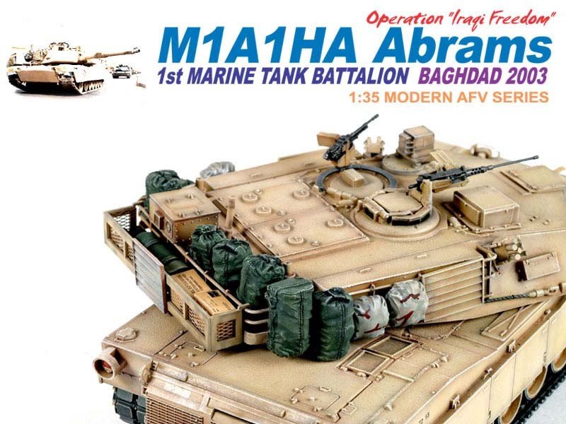 Dragon 3533 M1A1HA Abrams BAGDAD 2003 (1/35) – image 3