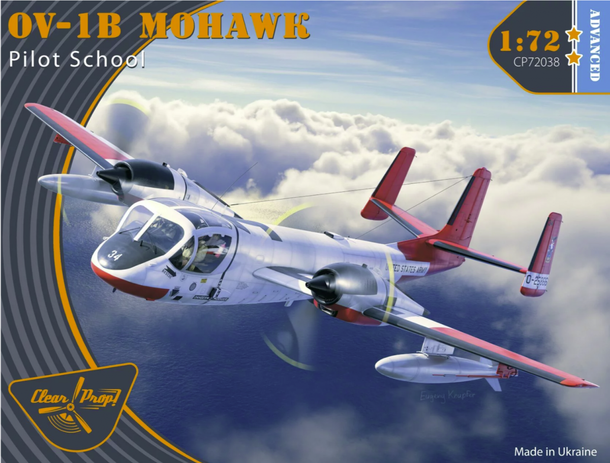 Clear Prop! CP72038 OV-1B Mohawk &amp;quot;Pilot School&amp;quot; ADVANCED KIT 1/72 – Bild 2